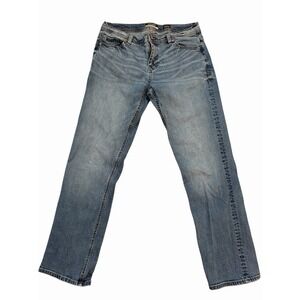 Reclaim Regular Straight Leg Jeans Men's 33x32 Blue Stretch Denim